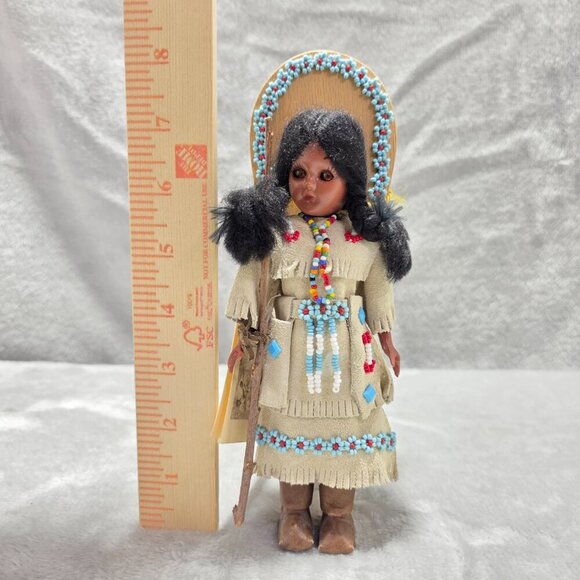 Vintage Carlson Dolls Sacajawea Native American Heritage Doll 8 Inch Handmade US - Picture 7 of 8